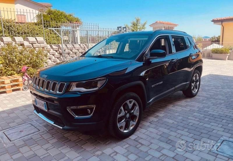 Blu/azzurro Usata 2018 Jeep Compass Limited SUV | 13.900 € (Cara) - Immagine 1/4