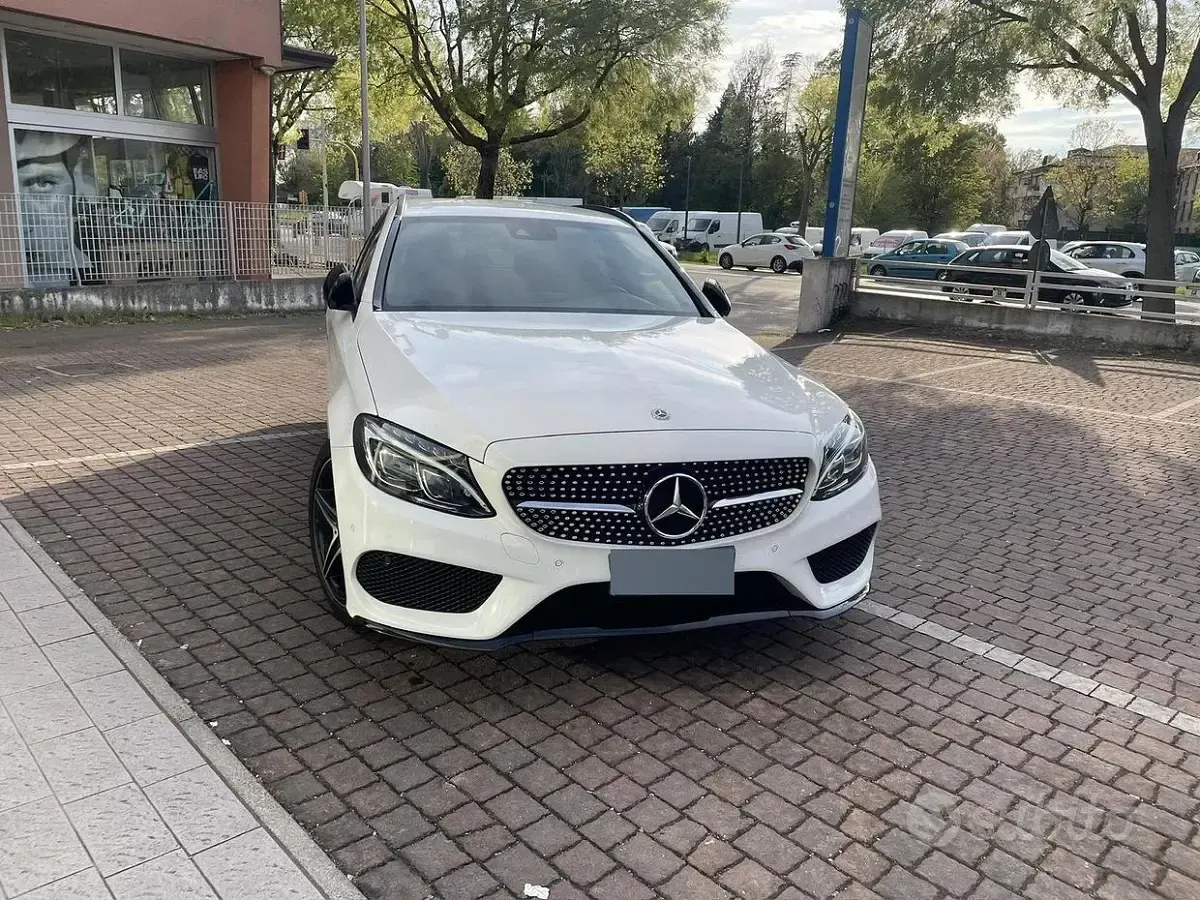 Usata Mercedes C220 Premium 170 CV (125 kW) 2017 Bianco Station wagon