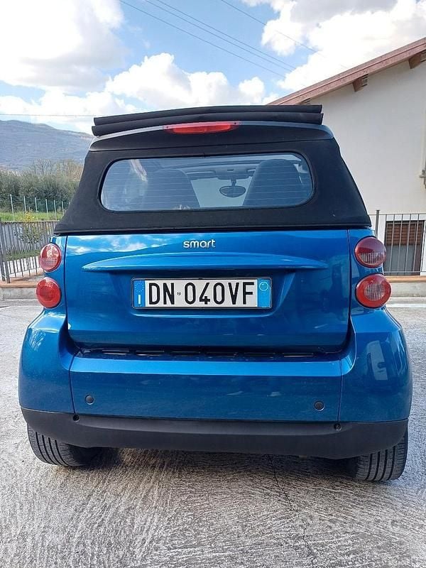 Usata Smart ForTwo Cabrio Passion 71 CV (52 kW) 2008 Blu/azzurro Cabrio