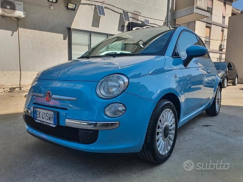 Usata Fiat 500 Lounge 69 CV (50 kW) 2012 Blu Berlina