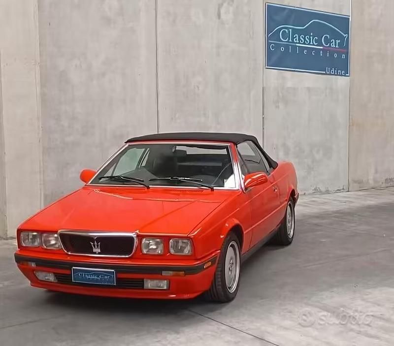 Usata Maserati Biturbo 224 CV (164 kW) 1991 Rosso Cabrio