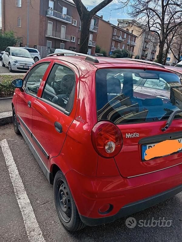 Usata Chevrolet Matiz 2007 Rosso Utilitaria