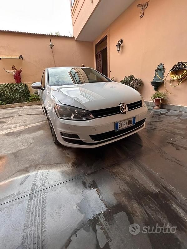 Usata VW Golf VII 90 CV (66 kW) 2014 Bianco Berlina