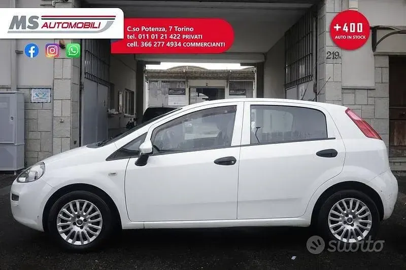 Usata Fiat Punto 75 CV (55 kW) 2015 Bianco Utilitaria