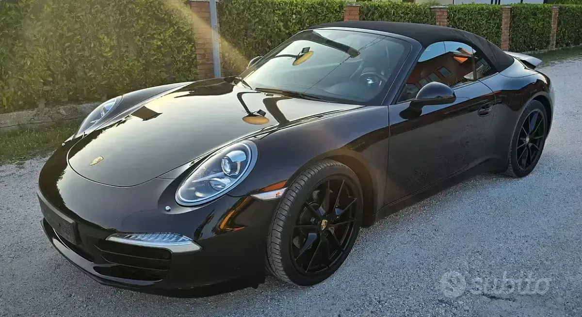Usata Porsche 911 Carrera Cabriolet 350 CV (257 kW) 2013 Nero Cabrio