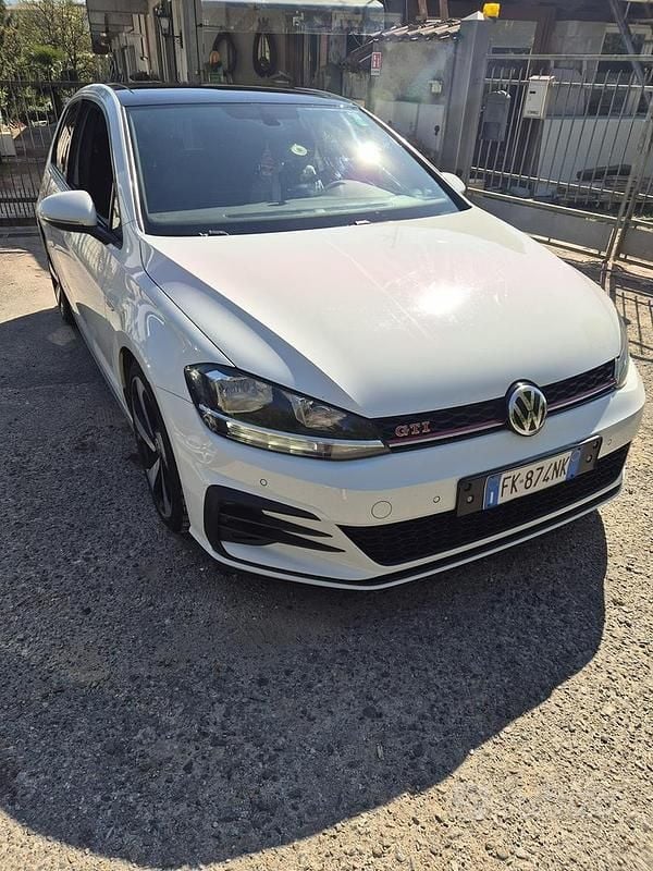 Usata VW Golf VII GTI 245 CV (180 kW) 2017 Bianco Berlina