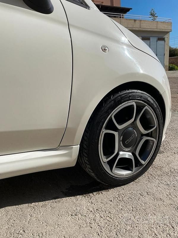 Usata Fiat 500 95 CV (69 kW) 2015 Bianco Berlina