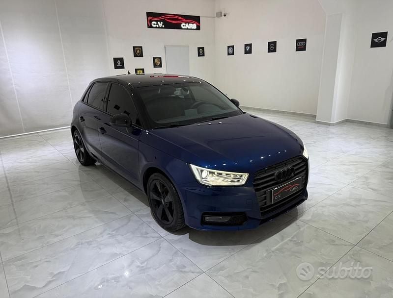 Usata Audi A1 Sportback 82 CV (60 kW) 2018 Blu Utilitaria