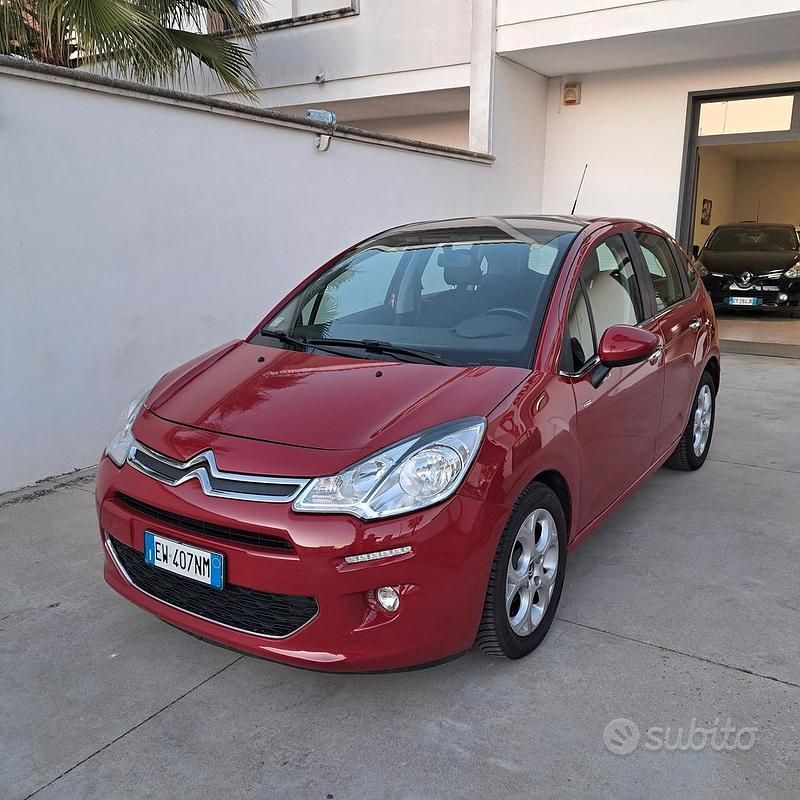 Usata Citroën C3 Exclusive 67 CV (49 kW) 2014 Rosso Berlina