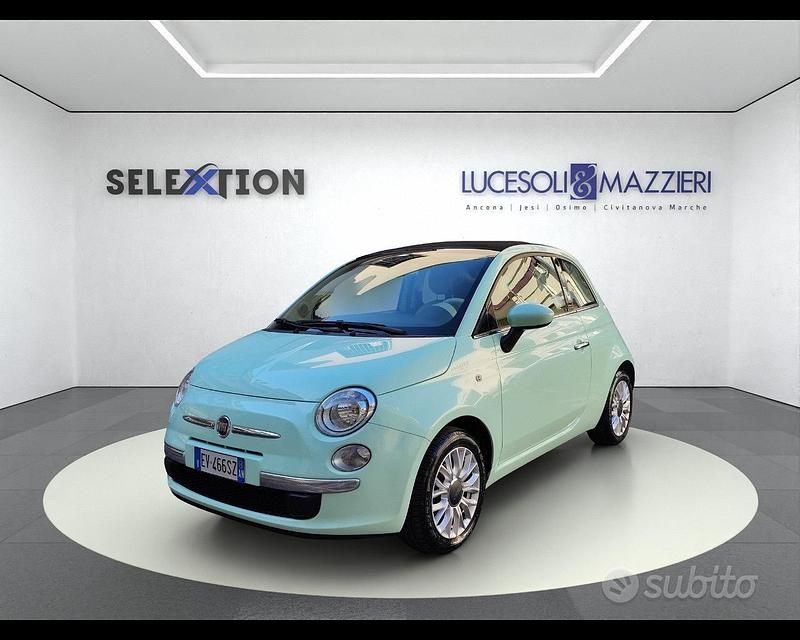 Usata Fiat 500 Lounge 2014 Verde Cabrio
