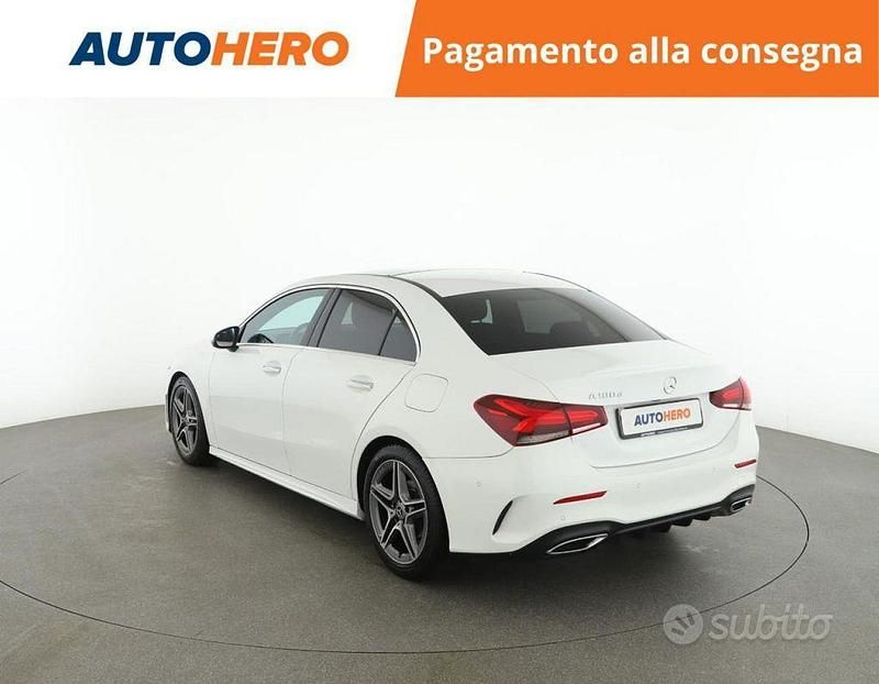 Usata Mercedes A180 Premium 115 CV (84 kW) 2019 Bianco Berlina