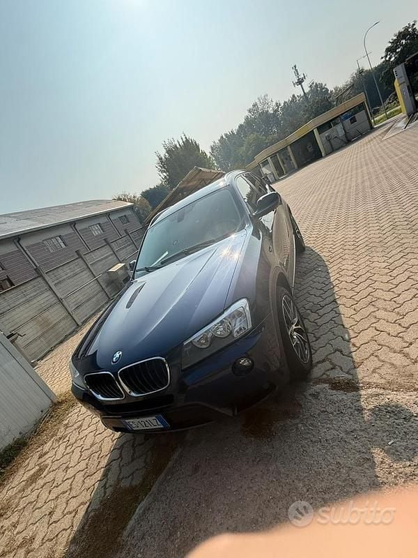 Usata BMW X3 184 CV (135 kW) 2013 Blu/azzurro SUV