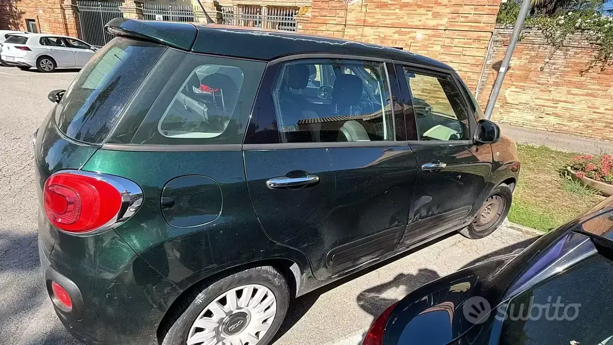 Usata Fiat 500L 85 CV (62 kW) 2012 Verde Monovolume