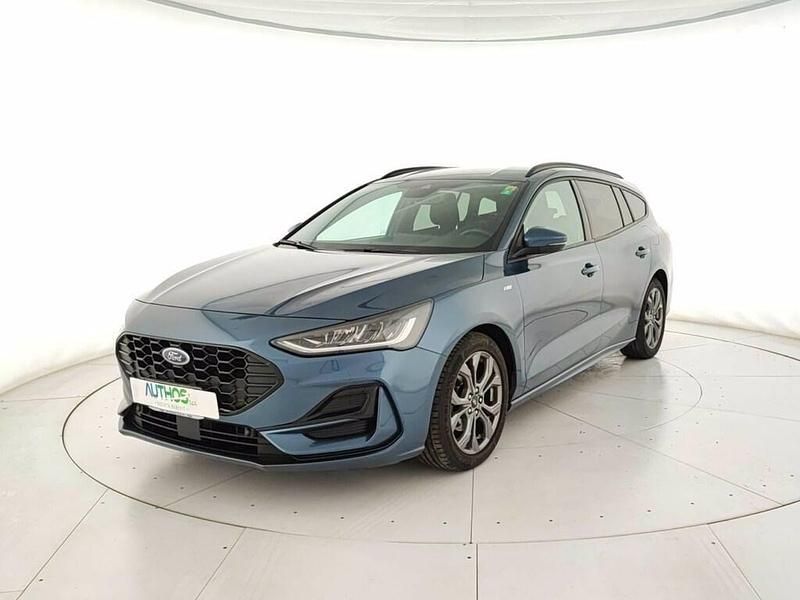 Usata Ford Focus ST-Line X 125 CV (91 kW) 2022 Blu Station wagon