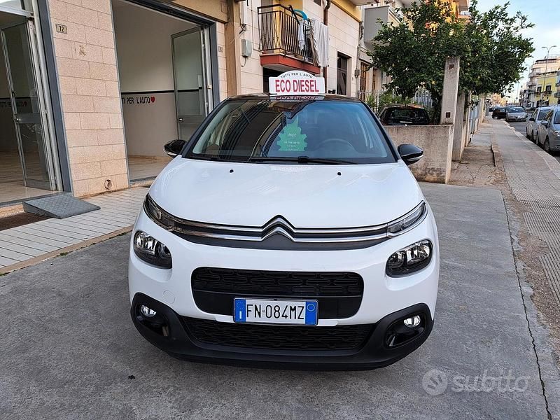 Usata Citroën C3 75 CV (55 kW) 2018 Bianco Utilitaria