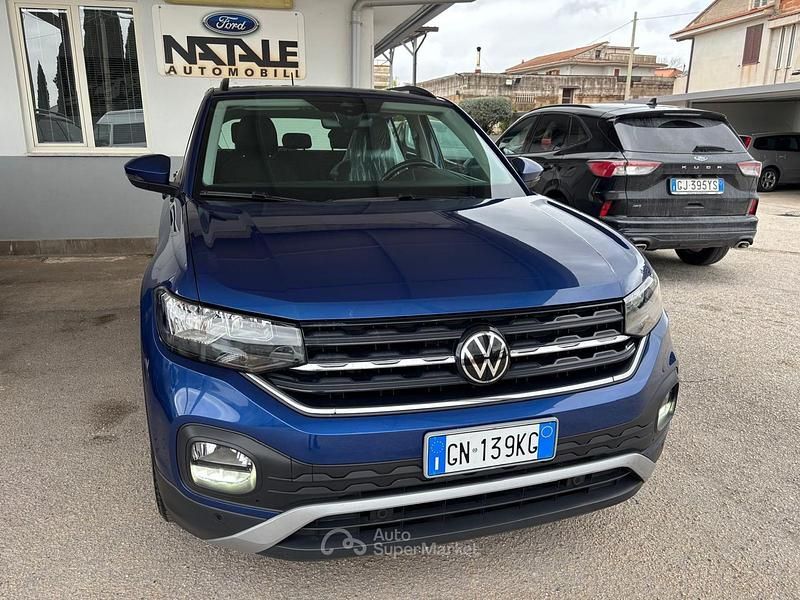 Usata VW T-Cross Style 95 CV (69 kW) 2023 Blu SUV