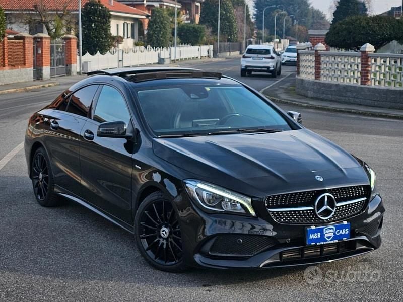 Usata Mercedes CLA200 AMG 136 CV (100 kW) 2019 Nero Berlina