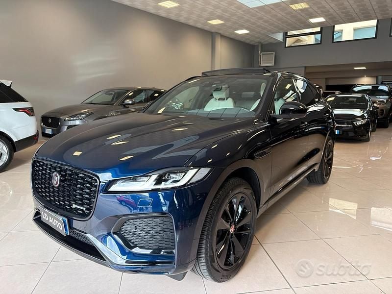 Usata Jaguar F-Pace R-Dynamic 250 CV (183 kW) 2022 Blu SUV