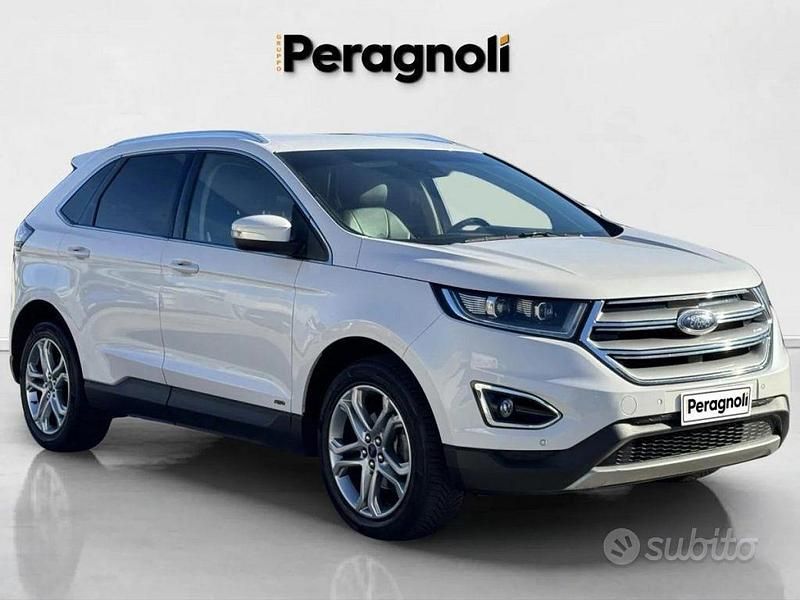 Usata Ford Edge Titanium 210 CV (154 kW) 2017 Bianco SUV