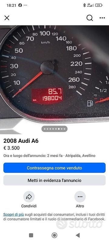 Usata Audi A6 140 CV (102 kW) 2008 Station wagon