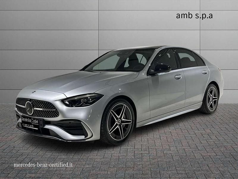 Usata Mercedes C220 AMG Line Premium 200 CV (147 kW) 2024 Argento Berlina