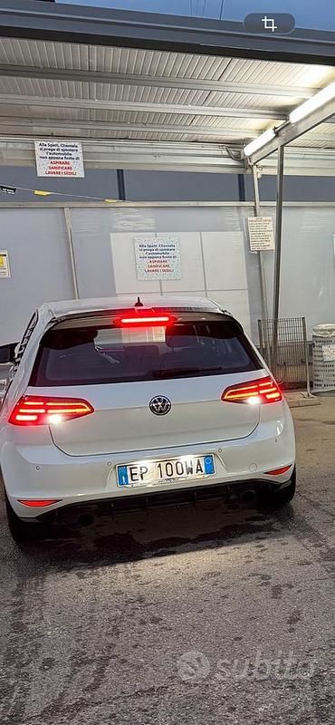 Usata VW Golf VII 210 CV (154 kW) 2013 Bianco Berlina