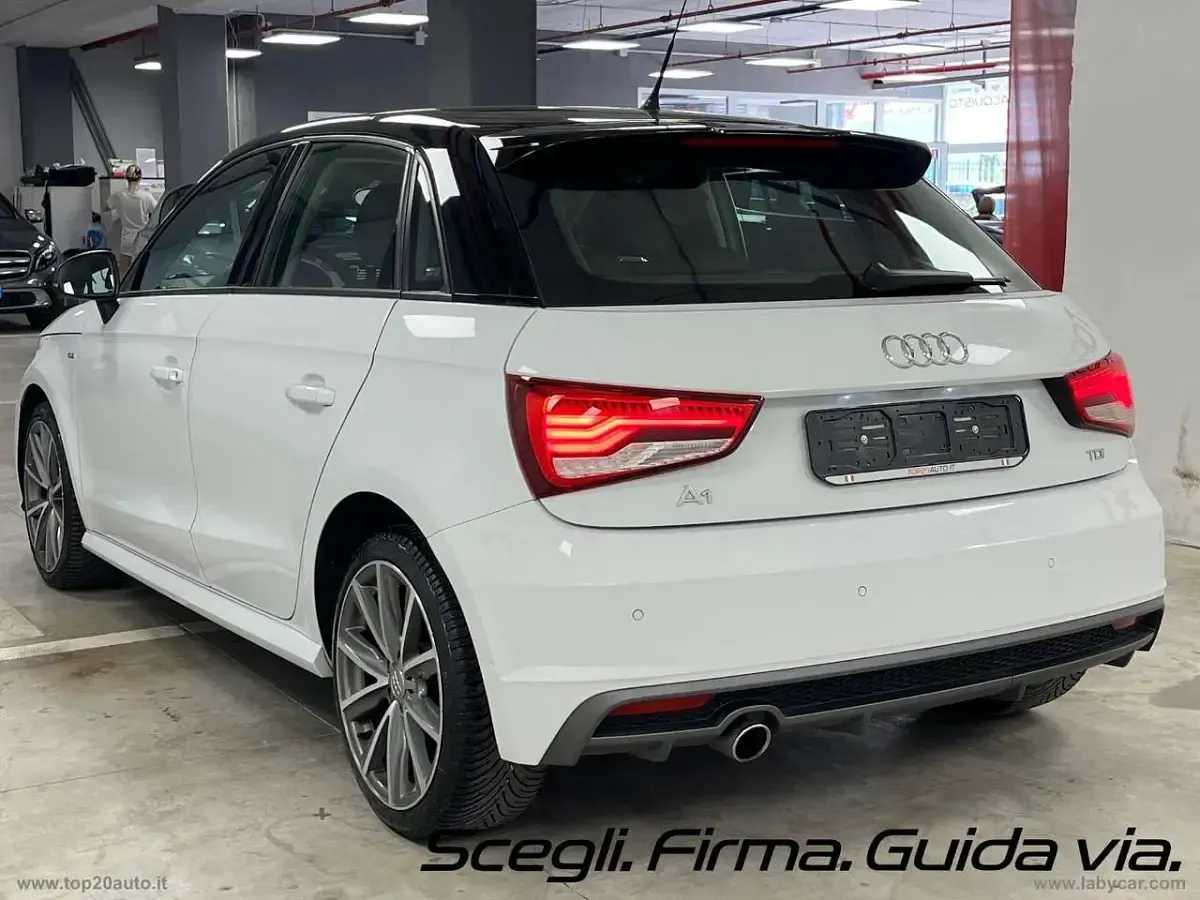Usata Audi A1 Sportback S-Line 90 CV (66 kW) 2018 Bianco Utilitaria