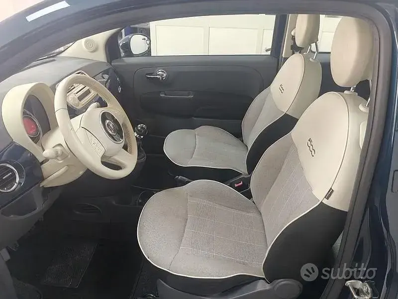 Usata Fiat 500 Lounge 69 CV (50 kW) 2014 Blu Berlina