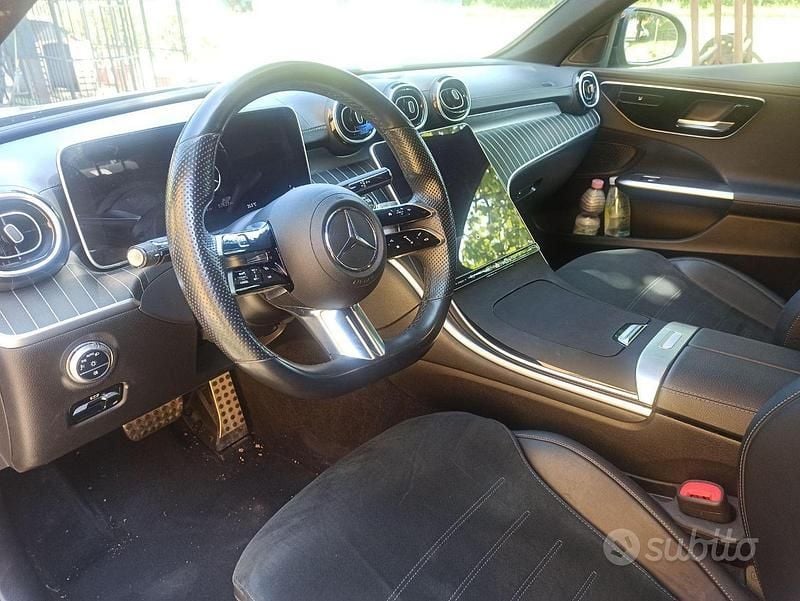 Usata Mercedes C220 AMG line 200 CV (147 kW) 2021 Grigio Berlina