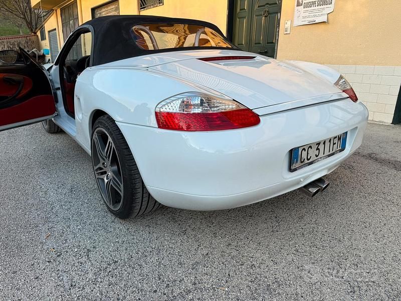 Usata Porsche Boxster 204 CV (150 kW) 1999 Bianco Cabrio