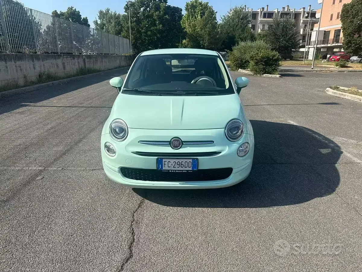Usata Fiat 500 Pop 69 CV (50 kW) 2016 Verde Berlina