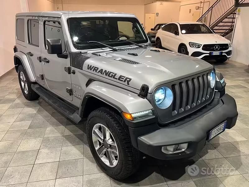 Usata Jeep Wrangler Unlimited Sahara 272 CV (200 kW) 2018 Grigio SUV