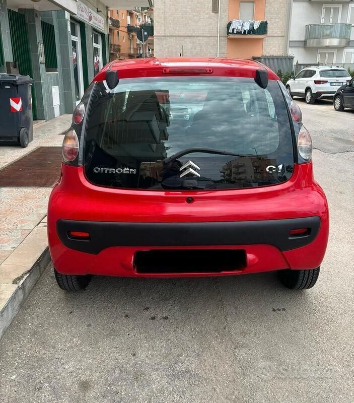 Usata Citroën C1 68 CV (50 kW) 2007 Rosso Utilitaria