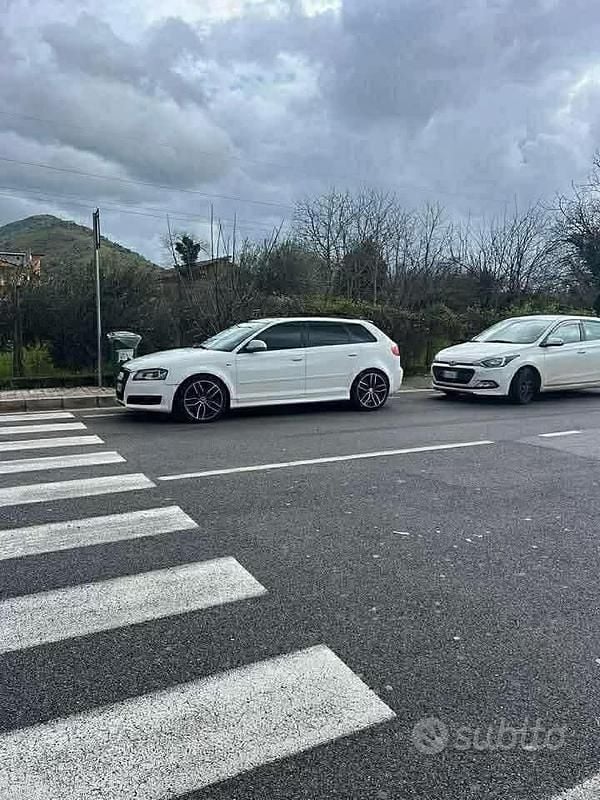 Usata Audi A3 S-Line 125 CV (91 kW) 2009 Bianco Utilitaria