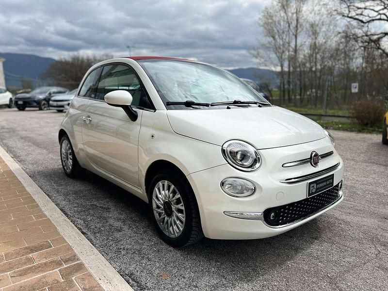 Usata Fiat 500C Lounge 69 CV (50 kW) 2016 Bianco Cabrio