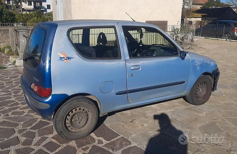 Usata Fiat Seicento 2001 Blu Utilitaria