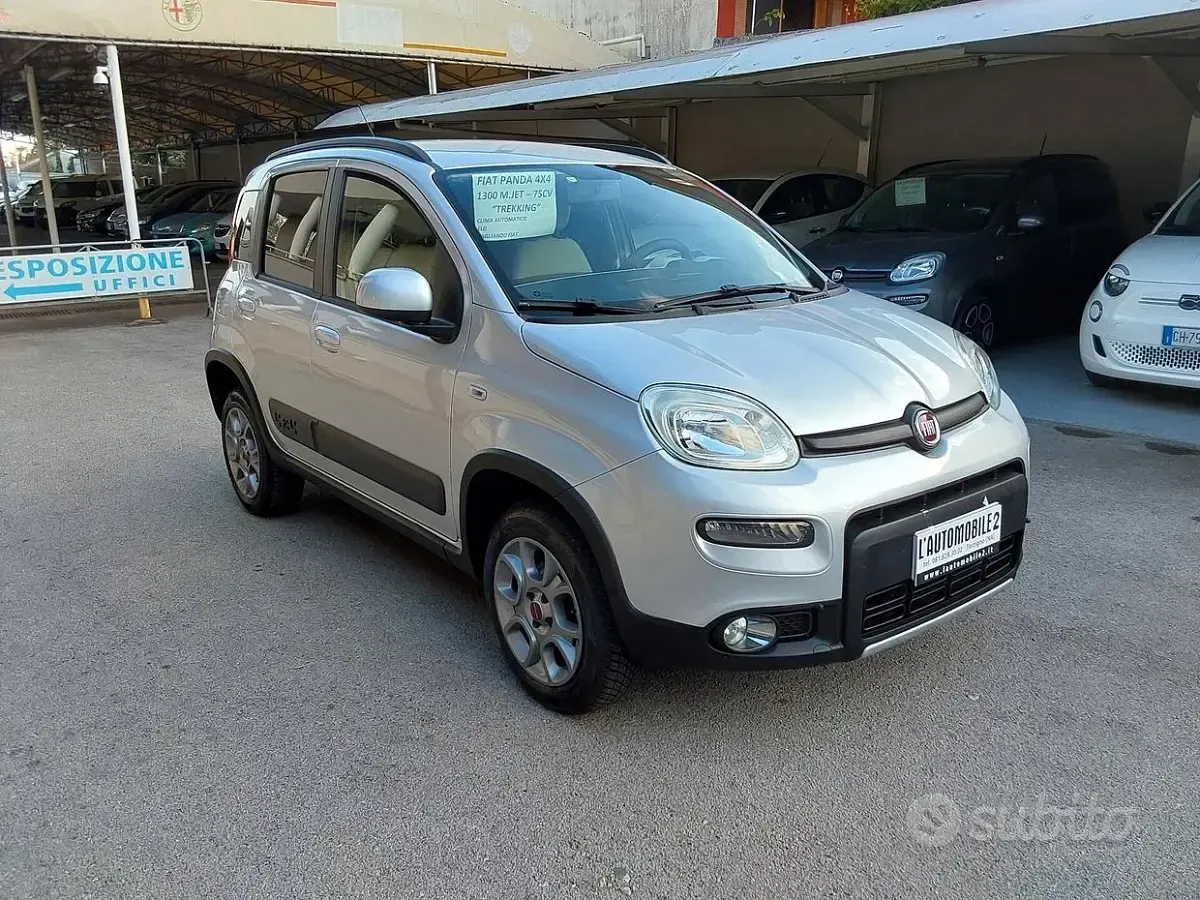 Usata Fiat Panda 4x4 Trekking 75 CV (55 kW) 2015 Grigio Utilitaria