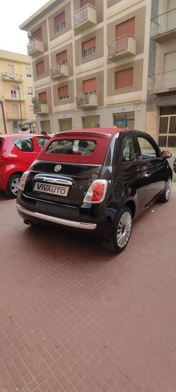 Usata Fiat 500C Lounge 69 CV (50 kW) 2010 Nero Cabrio