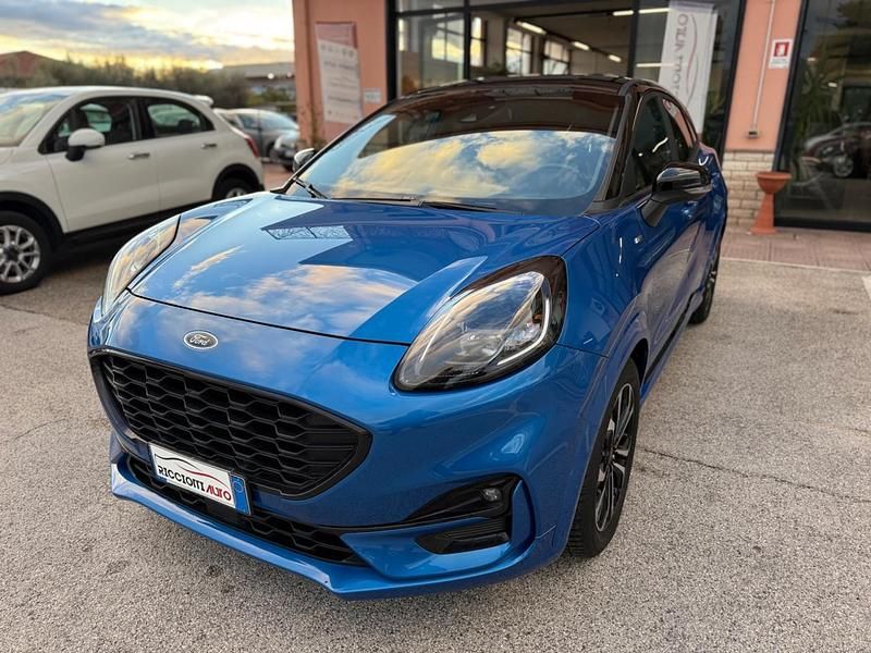 Usata Ford Puma ST-Line 125 CV (91 kW) 2021 Blu Station wagon