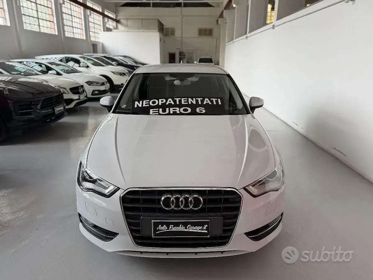 Usata Audi A3 Ambition 110 CV (80 kW) 2015 Bianco Berlina