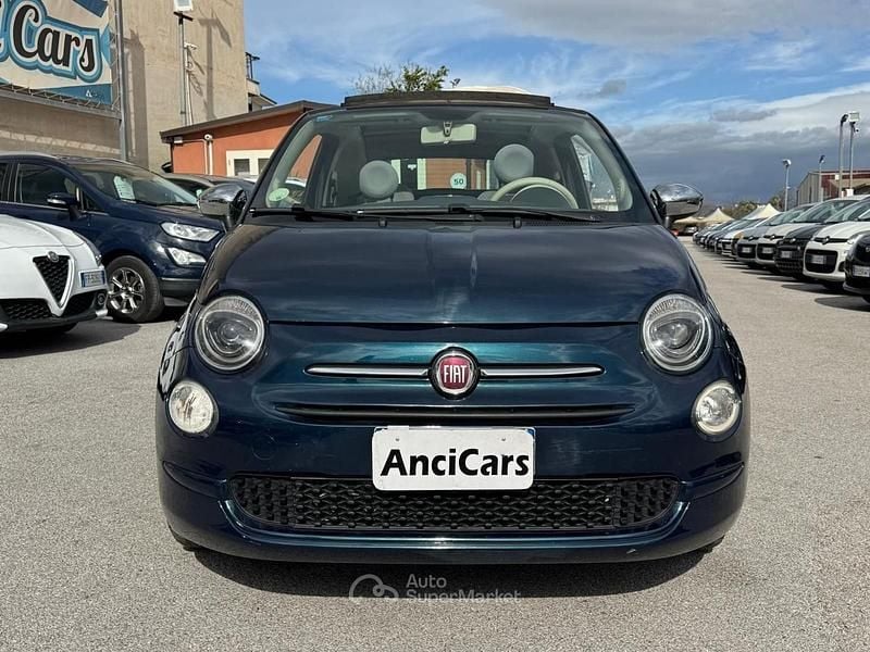 Usata Fiat 500 Pop 95 CV (69 kW) 2016 Blu Cabrio