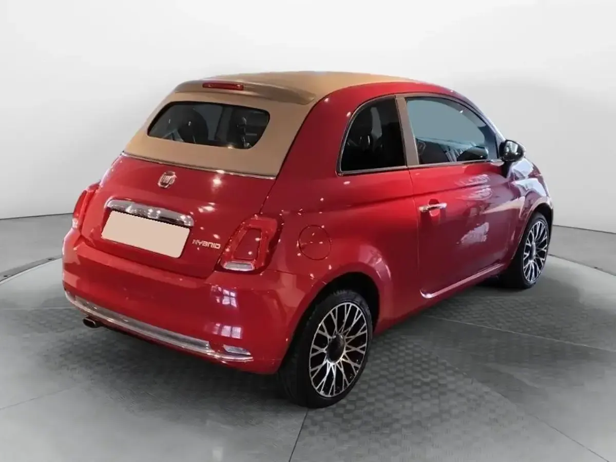 Usata Fiat 500C Dolcevita 70 CV (51 kW) 2023 Rosso Cabrio