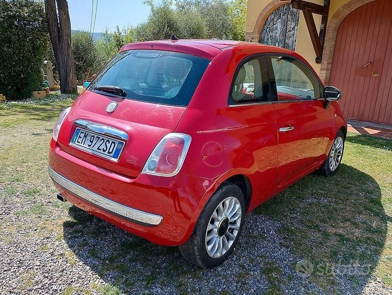 Usata Fiat 500 95 CV (69 kW) 2012 Rosso Berlina
