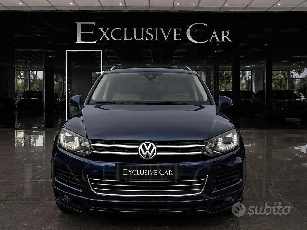 Usata VW Touareg 245 CV (180 kW) 2014 Blu SUV