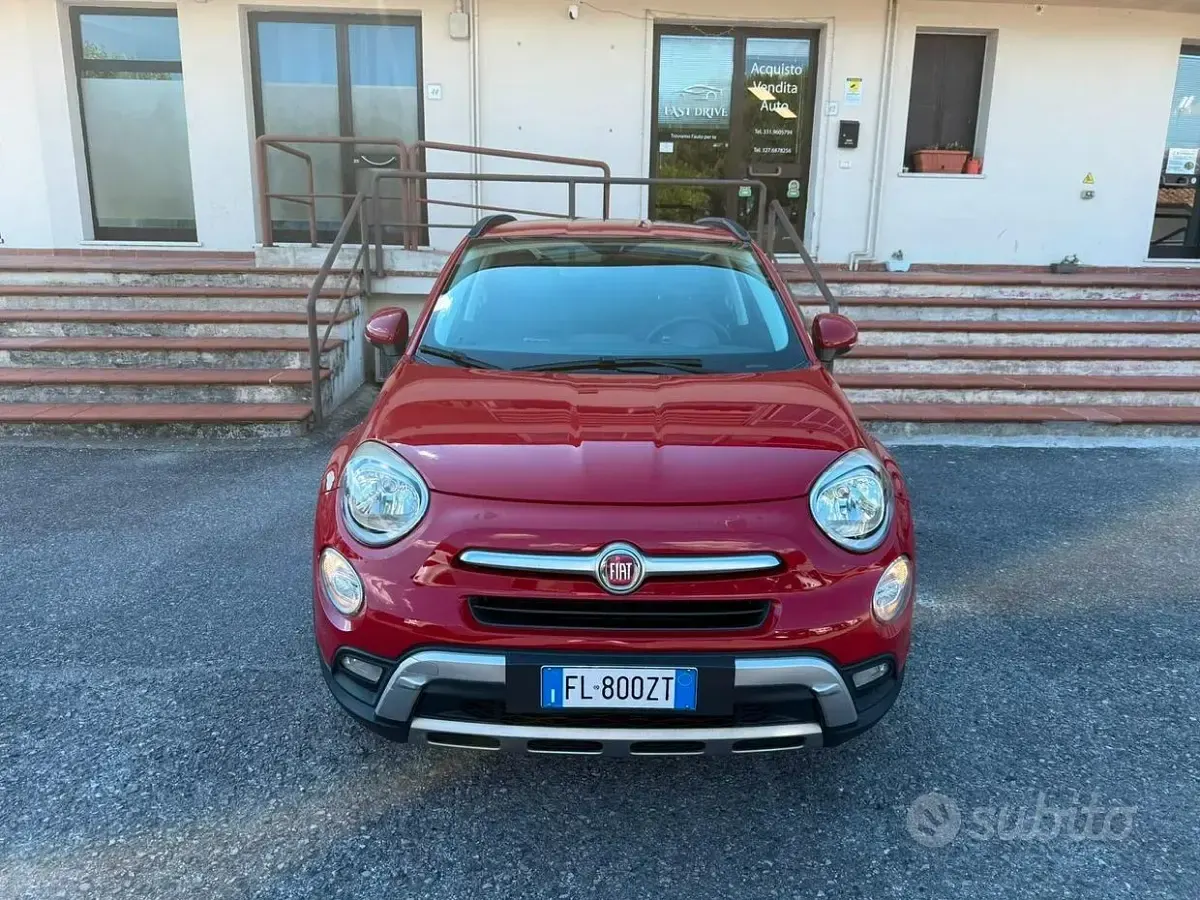 Usata Fiat 500X Cross 95 CV (69 kW) 2017 Rosso SUV