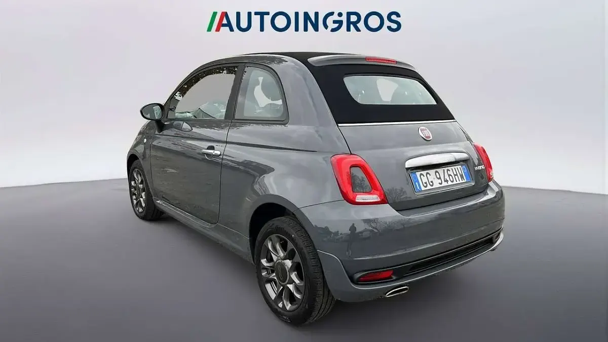 Usata Fiat 500C Connect 69 CV (50 kW) 2021 Grigio carrara Cabrio