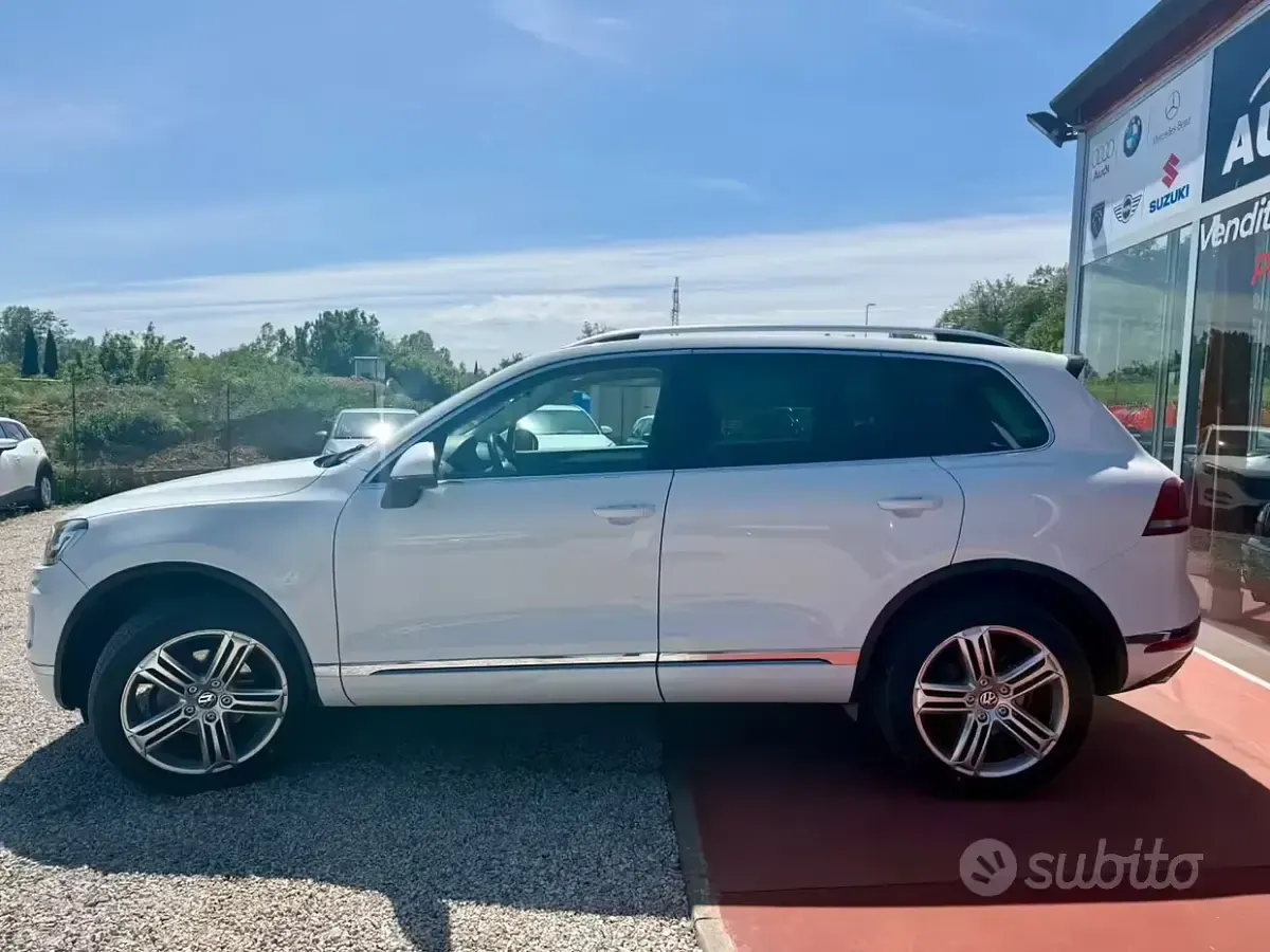 Usata VW Touareg Terrain Tech 262 CV (192 kW) 2015 Bianco SUV