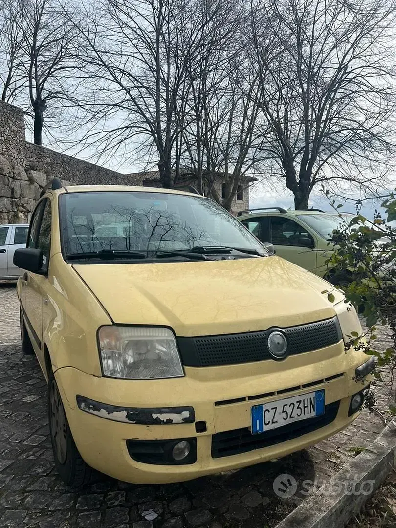 Usata Fiat Panda 2007 Giallo Utilitaria