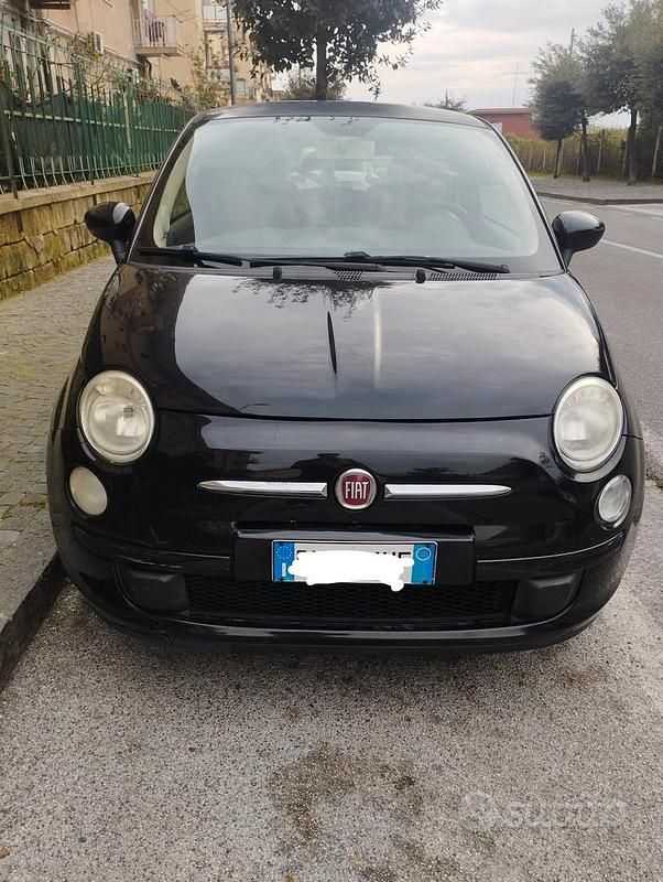 Usata Fiat 500 2008 Nero Utilitaria