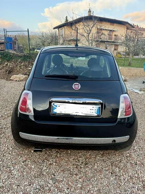 Usata Fiat 500 Lounge 69 CV (50 kW) 2015 Nero Utilitaria